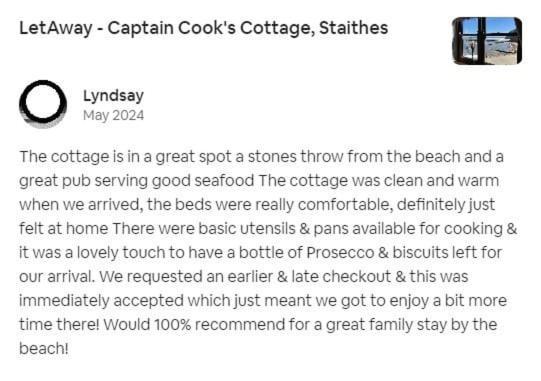 Letaway - Captain Cook'S Cottage, Staithes Exteriör bild